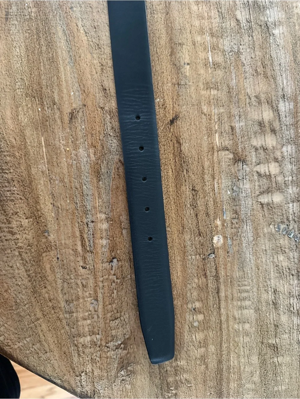 Cole Haan reversible dark brown & Black Leather Belt with Silver-Tone Buckle